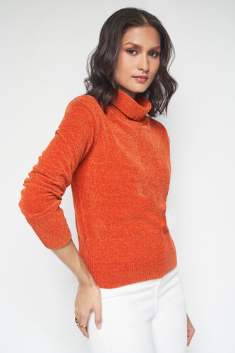 Winter Chills Sweater, Orange, image 2